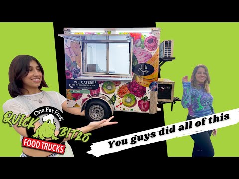 One Fat Frog Quick Bites - Flow Crepes food trailer
