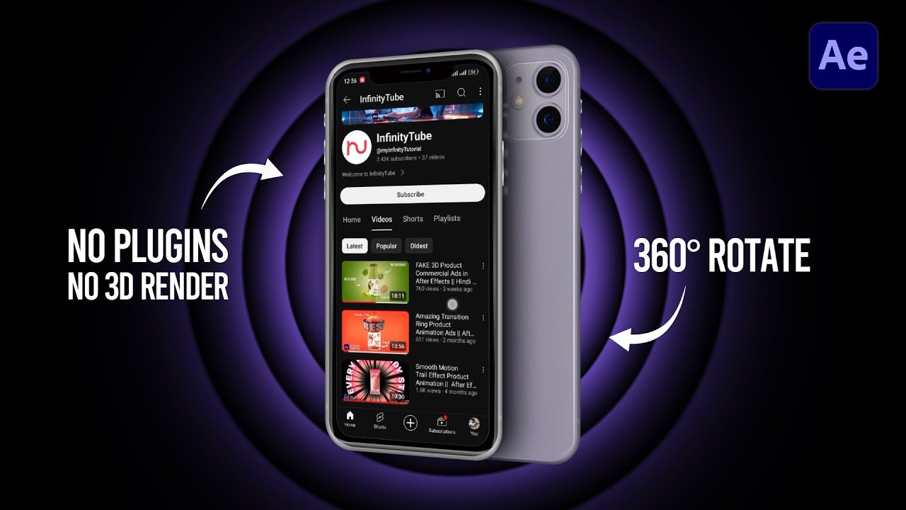 How to Create a 3D Phone Commercial in After Effects Without Plugins