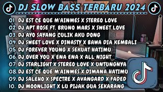 Download lagu DJ SLOWBASS TERBARU 2024 || DJ EST CE QUE M'AINMES X STEREO LOVE || DJ APT ROSE FT. BRUNO MARS VIRAL mp3
