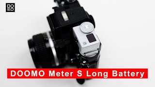 NEW DOOMO Meter S Long Battery Review with Nikon F and Nikon F2 Film Camera Light Meter