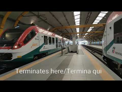 Trains at/Treni a Fiumicino Aeroporto 20/8/19
