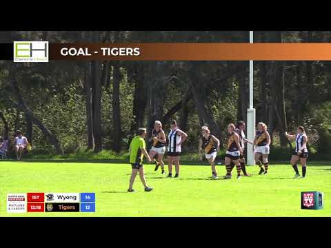 2018 BDAFL Women's Round 1 - Wyong Magpies Vs. Gosford Tigers Highlights