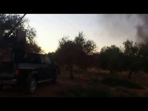 التصدي للطيران الحربي في ريف إدلب من قبل كتيبة شهداء الغدفة ضمن مجريات معركة الزلزلة