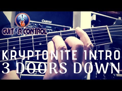 How To Play The Intro From Kryptonite By 3 Doors Down - Easy Acoustic Guitar Lesson