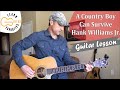 A Country Boy Can Survive - Hank Williams Jr. - Guitar Lesson | Tutorial