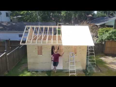 COME COSTRUIRE UNA CASETTA DA GIARDINO (DALL'INIZIO ALLA FINE)