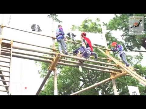 【AichiNow】朝倉の梯子獅子（牟山神社・知多市）