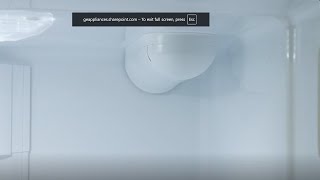 GE Appliances XWFE Refrigerator Water Filter Installation — Upper Right Corner