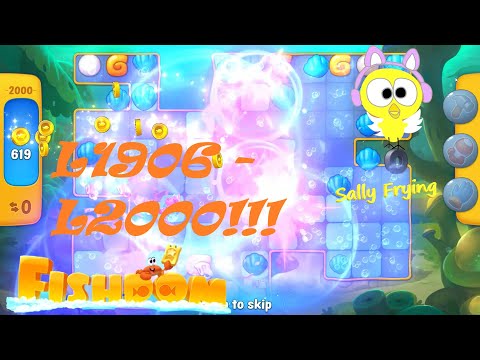 Fishdom level 1996 to 2000