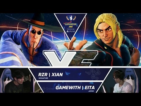 SFV: RZR Xian vs GameWith Eita - Capcom Cup 2016 Day 1 Top 16 - CPT2016