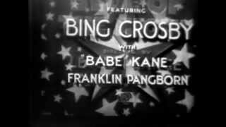 9.5mm sound film - T.9310 "BLUE OF THE NIGHT" Bing Crosby musical short