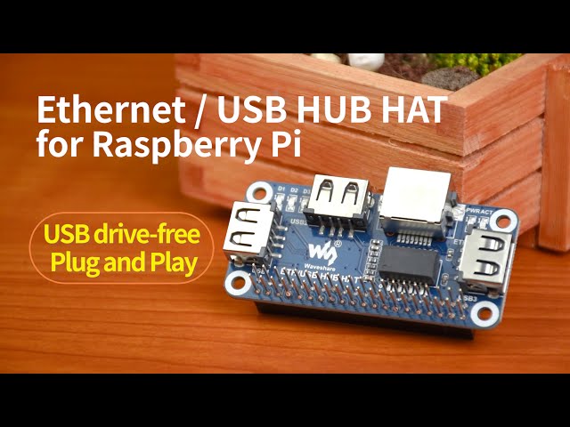 Vídeo relacionado con Ethernet/USB HUB Hat for Raspberry Pi 3 B+/3 B/2 B/Zero/Zero W/Zero WH/Zero 2 W Expansion Board, 1x RJ45 Ethernet Port,3X USB Ports Compatible with USB2.0/1.1