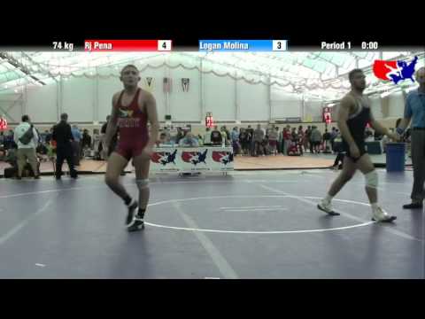 Rj Pena vs. Logan Molina at 2013 ASICS University Nationals - FS