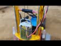 Diy Tractor Mini Borewell Drilling Machine Science Project Submersible Water Pump