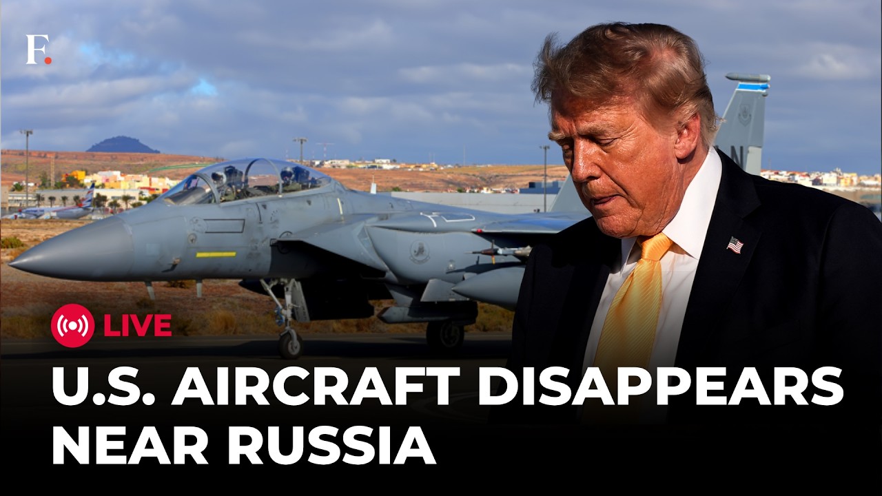 LIVE: US Spy Plane Disappears Near Russia | RC-135W Goes Dark | US News