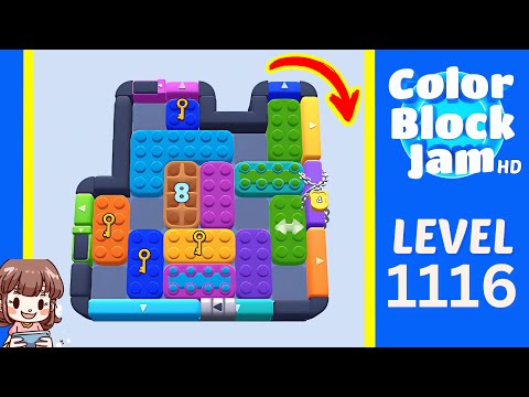 Color Block Jam Level 1116 Solution Walkthrough