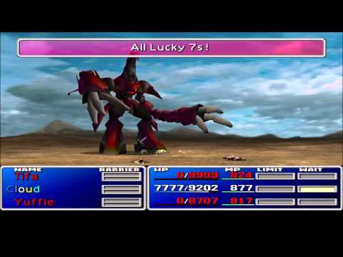 All Lucky 7's Ruby Weapon