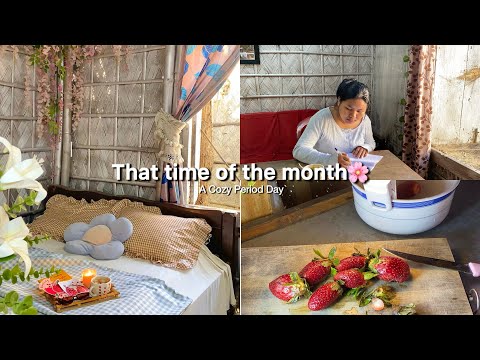 That Time of the Month 🌸| Period Edition Day in My Life 🤍 (Slow & Cozy)