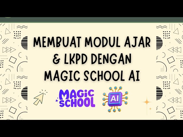 Creating Teaching Modules and Student Worksheets with Magic School AI ...