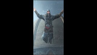 Ezio using 1000 IQ to perform the most epic leap of faith# Assassin&#39;s Creed Revelation