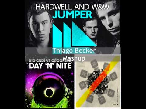 Hardwell vs Kid Cudi vs TJR - Jumper Day Night Suckaz (Thiago Becker Mashup)
