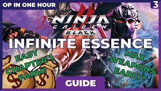 OP IN ONE HOUR - Ninja Gaiden 2 Black Infinite Essence Farm in Chapter 1 - Get Maxed Out Early!