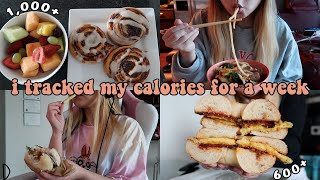 how many calories do i ACTUALLY eat? | what i eat in a week