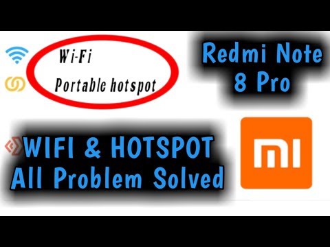 Redmi Note 8 Pro Wifi & Hotspot All Problem Solved 2024