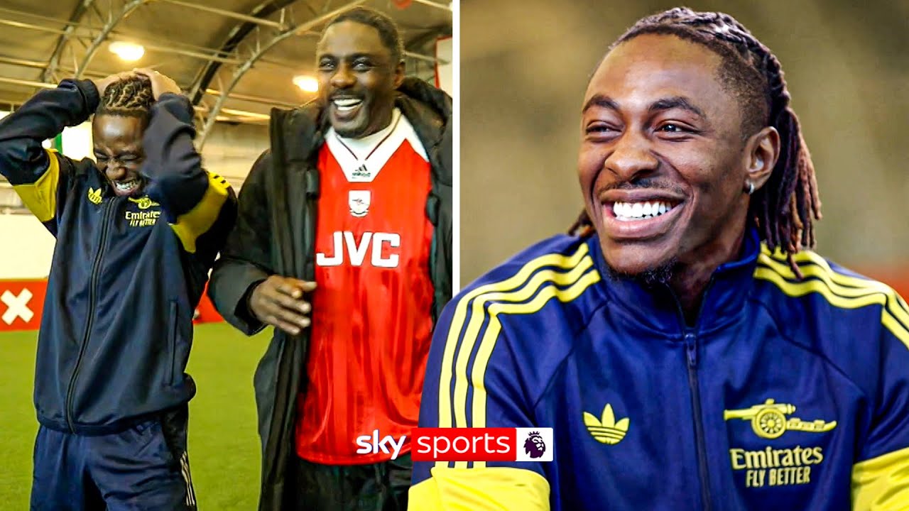 "This is a dream" ❤️ | Idris Elba meets Eberechi Eze