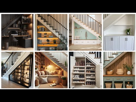 Smart Under Stairs Storage Ideas | Best Space Save Under Stairs Tricks | Under Stairs Cabinet & Rack