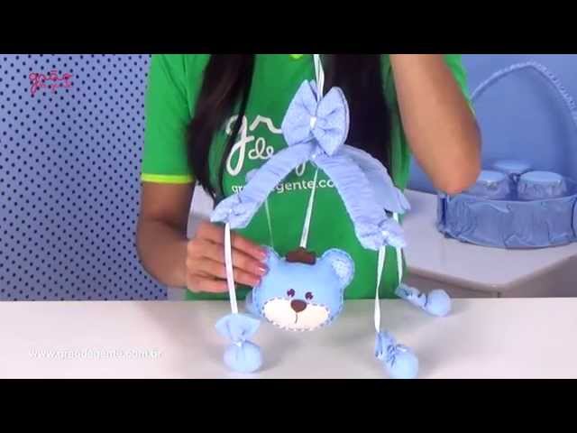 Móbile Urso Realeza Azul | Ref: 45273