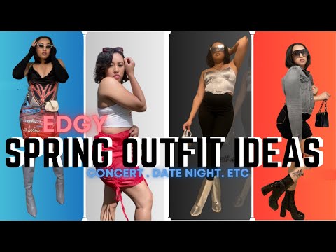 Edgy SPRING OUTFIT Ideas for CONCERT, Date Night,...