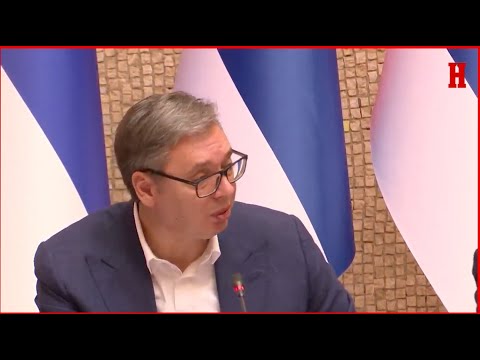 Vučić na sednici Vlade povodom situacije u NIS-u