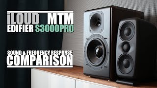 IK Multimedia iLoud MTM  vs  Edifier S3000 Pro  ||  Sound & Frequency Response Comparison