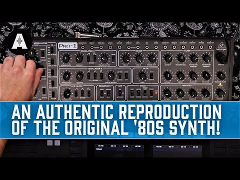 Behringer Pro-1 Analog Desktop Synthesizer | An Authentic Reproduction Of The Original '80s Synth!