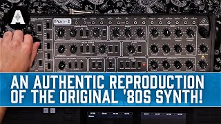 Video thumbnail for Behringer Pro-1 Analog Desktop Synthesizer | An Authentic Reproduction Of The Original '80s Synth! by Andertons Synths, Keys and Tech