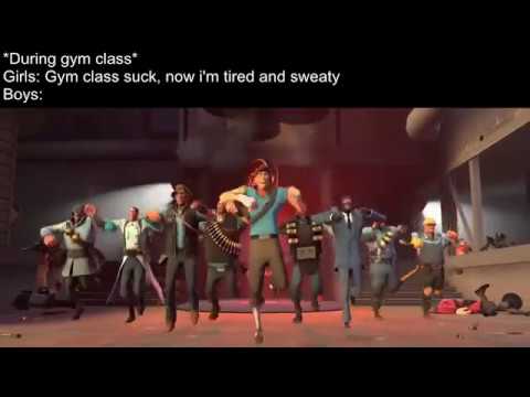 Boys vs Girls meme - Gym class