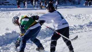 preview picture of video 'Evergreen Pond Hockey Tourney 2013'