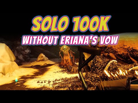 SOLO 100K Nightfall Hunter Build WITHOUT Eriana's Vow - Strange Terrain | Destiny 2