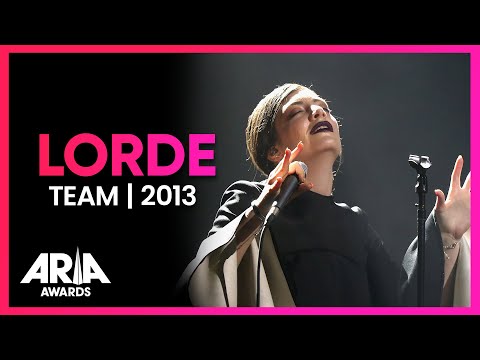 Lorde: Team | 2013 ARIA Awards
