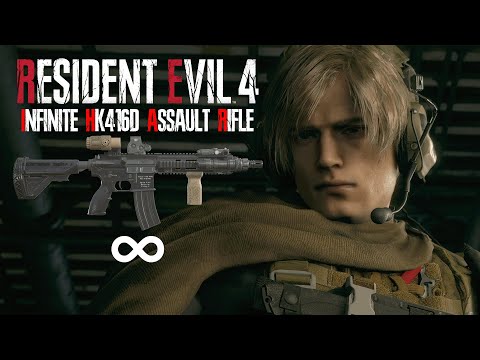 Resident Evil 4 Remake - Infinite HK416D Assault Rifle Only in Professional Full Gameplay