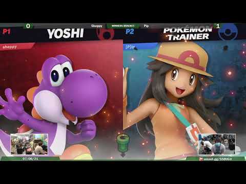 SU@GU 7-6 (Winners Bracket): Pip (Pokemon Trainer) vs Sheppy (Yoshi)