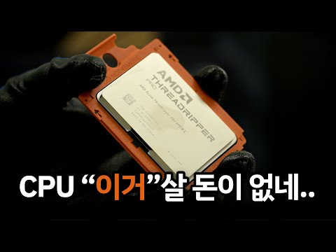 CPU 하나가 중고 대형 세단 가격?.. 라이젠 쓰레드리퍼 프로 9995WX!