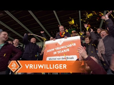 Michiel van den Broek in Oranje