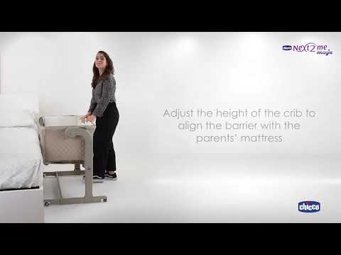 How to fasten Chicco Next2Me Magic to the bed - Chicco