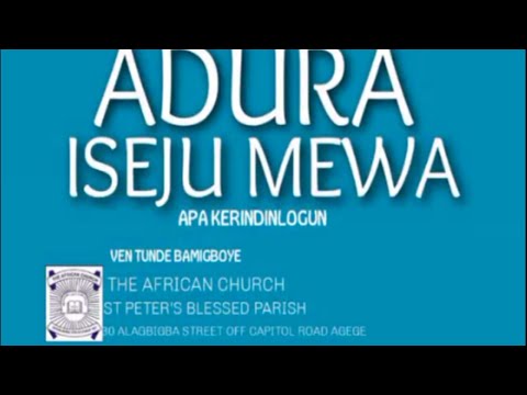 OLUWA JE KI OJU O TI WON. ADURA ISEJU MEWA (APA KERINDINLOGUN) I8th SEPT  2020 | VEN TUNDE BAMIGBOYE