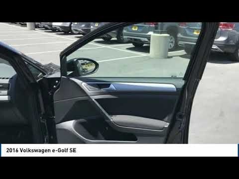 2016 Volkswagen e-Golf 2016 Volkswagen e-Golf SE FOR SALE in Corona, CA VP3750