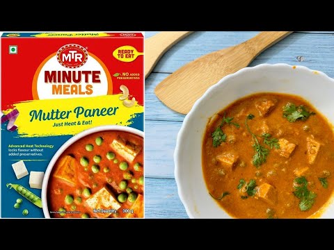 MTR Mutter Paneer Ready to Eat | MTR Minute Meals Mutter Paneer