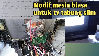 Download lagu Standard Chinese TV chassis installed in a slim TV tube mp3