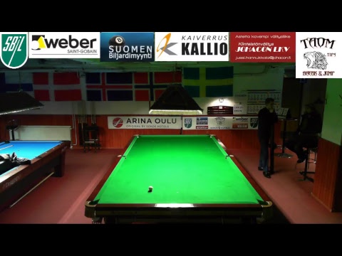 Nordic Snooker Championship Oulu 2018, Day 2, Group G